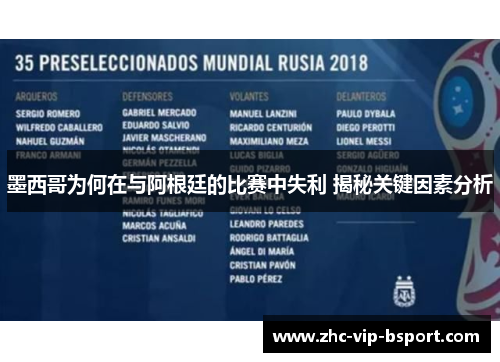 墨西哥为何在与阿根廷的比赛中失利 揭秘关键因素分析 墨西哥为何在与阿根廷的比赛中失利 揭秘关键因素分析