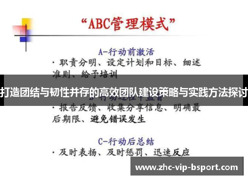 打造团结与韧性并存的高效团队建设策略与实践方法探讨 打造团结与韧性并存的高效团队建设策略与实践方法探讨