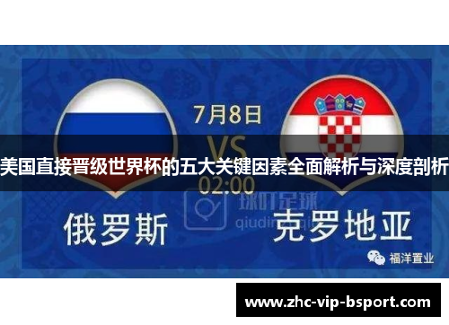 美国直接晋级世界杯的五大关键因素全面解析与深度剖析 美国直接晋级世界杯的五大关键因素全面解析与深度剖析