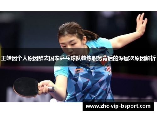 王皓因个人原因辞去国家乒乓球队教练职务背后的深层次原因解析